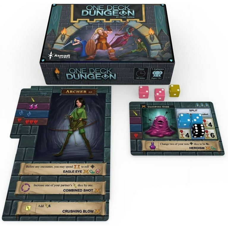 One Deck Dungeon Card Game, by Asmadi Games - Walmart.com