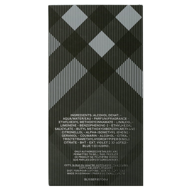 Burberry Brit EDT Perfume for Men Refreshing Oriental Woody Cologne 3.3 Oz Spray Walmart