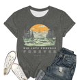 thumbnail image 4 of Trendfront Womens Christian Faith Graphic Tops Crewneck Casual Loose Fit Short Sleeve Tee Trendy Fashion T Shirts Pullover Daily Outfits, 4 of 4