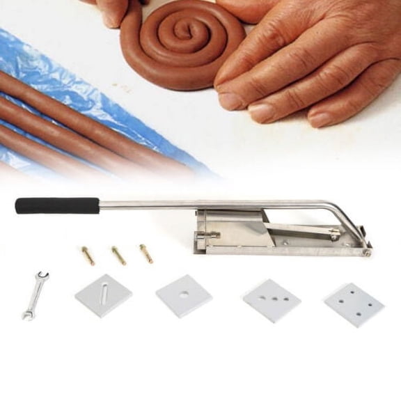 Mud Clay Extruder 4 Layers Mold Ceramic Soft Clay Extrusion Mud Machine Manual