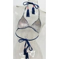 thumbnail image 2 of SO Blue Patriotic Star Push-Up Halter Swimwear Bikini Top Juniors XS, 2 of 2