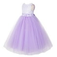 thumbnail image 2 of Ekidsbridal Girl Princess Flower Girl Dress - Criss-Cross Lace Tulle Tutu 188-A (Size: 2-12), 2 of 3