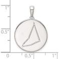 thumbnail image 4 of Sterling Silver & Cz Capricorn Zodiac Pendant Made In India qc9739, 4 of 5