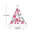 thumbnail image 3 of Fotbe Watercolor Flowers for Christmas Hat, Santa Hat for Kids Xmas Holiday Hat Comfort Christmas New Year Festive Party Supplies, 3 of 6