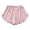 Pink, variant on Women’s Summer Modal Loungewear Shorts, High Waist Loose Ruffled Hem Casual Sleep Shorts, Multi-Color, M/L/XL/XXL