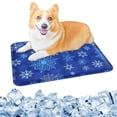 thumbnail image 3 of Innovative Gel Cooling Pad for Pets – Portable, Waterproof, and Durable Summer Comfort Mat for Cats and Dogs (30x40cm, Deep Blue Snowflake Design), 3 of 7