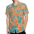 thumbnail image 4 of High Quality Hawaiian Shirts for Men Short Sleeve Aloha Beach Shirt Floral Summer Casual Button Down Shirts Blouses 8N6DD7, 4 of 7