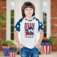 thumbnail image 2 of ZACPNCV July 4th Shirts for Kids Boys Girls Flag USA Print Tees Patriotic Casual Short Sleeve Tops Memorial Day Gift T Shirt Blue 7-8 Years, 2 of 8