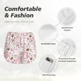 thumbnail image 6 of Lsque Cute Rabbit Printed Women's Running Shorts with Liner Pockets,Elastic Quick Dry Workout Athletic Gym Yoga Shorts,Womens High Waist Shorts-Small, 6 of 9
