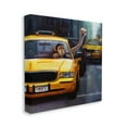 thumbnail image 3 of Stupell Industries Quirky Ostrich Monkey Taxi New York Traffic Canvas Wall Art, 24 x 24, Design by Lucia Heffernan, 3 of 5