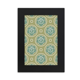 thumbnail image 1 of Plantas de col verde Patron decorativo Marco de Fotos de escritorio imagen Arte Negro Pintura 5x7 pulgadas, 1 of 4