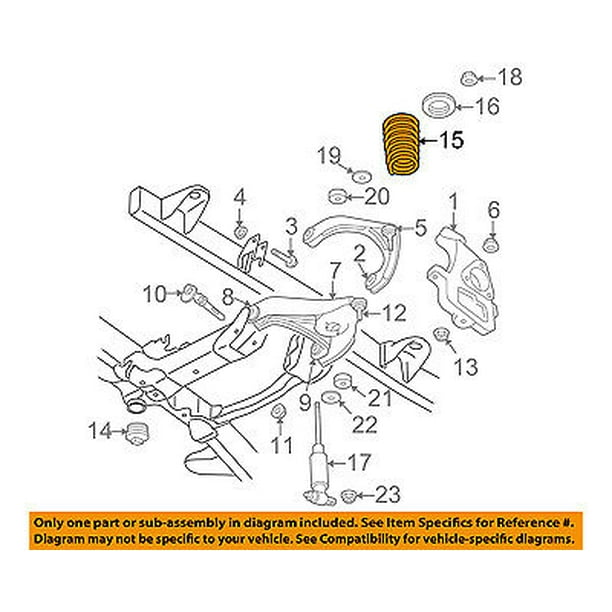 Dodge Chrysler Oem 06 08 Ram 1500 Front Suspension Spring 55366813ac