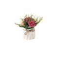 thumbnail image 1 of Adorno De Hortensia Artificial Delicada Figura De Flor Falsa Estatua De Hortensia De Simulación Con Maceta De Cerámica Flores De Tela De Seda Cuerda De Cáñamo Para Escritorio Dormitorio Sala De Estar Eigraketly HA027419-04, 1 of 6