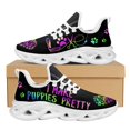 thumbnail image 1 of Zapatillas deportivas de moda a prueba de golpes para mujer, calzado para peluqueros caninos y peluqueros de mascotas, zapatillas para correr con degradado psicodélico, tenis para niñas., 1 of 6
