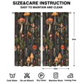 thumbnail image 2 of Mushroom Curtains-Blackout Curtains Bedroom Decor Living Room Darkening Grommet Window Drapes 2 Panels Set 42x84 inch, 2 of 2