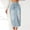 Blue, variant on Jean Skirt For Women Denim Skirt With Pockets Mid High Waist Stretchy Bodycon Midi Skirts Skirt Extender plus Size Pleated Skirt Workout Skirt Plaid Mini Skirts for Women Petite Skirts for Women Hot
