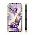 thumbnail image 3 of FKBRCL4U Compatible with Samsung Galaxy A05S Case, High Heeled Purple Diamond Rose Luxury Golden Decoration for Girl Women Soft TPU Shockproof Protective Hard PC Back, 3 of 7
