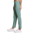 thumbnail image 4 of RBX Active Women's Ribbed Side Woven Ankle Pant With Pockets, 4 of 6