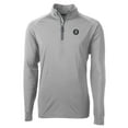 thumbnail image 2 of Men's Cutter & Buck Gray Baltimore Orioles City Connect Adapt Eco Knit Stretch Recycled Quarter-Zip Pullover Top, 2 of 3