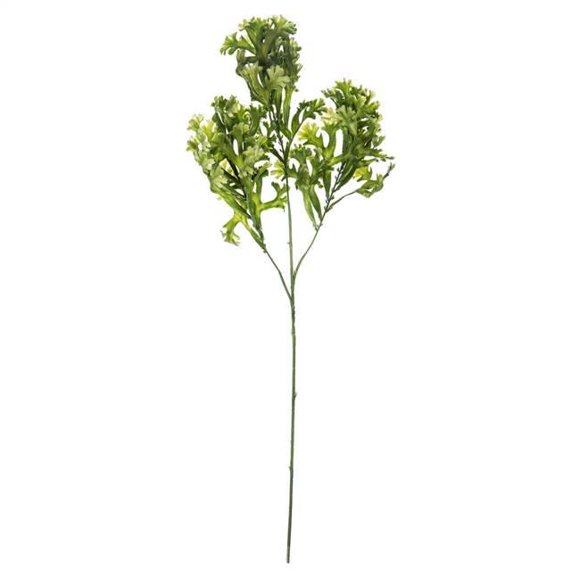 Vickerman FI191002 31.5 in. Purple & Green Staghorn Fern Spray