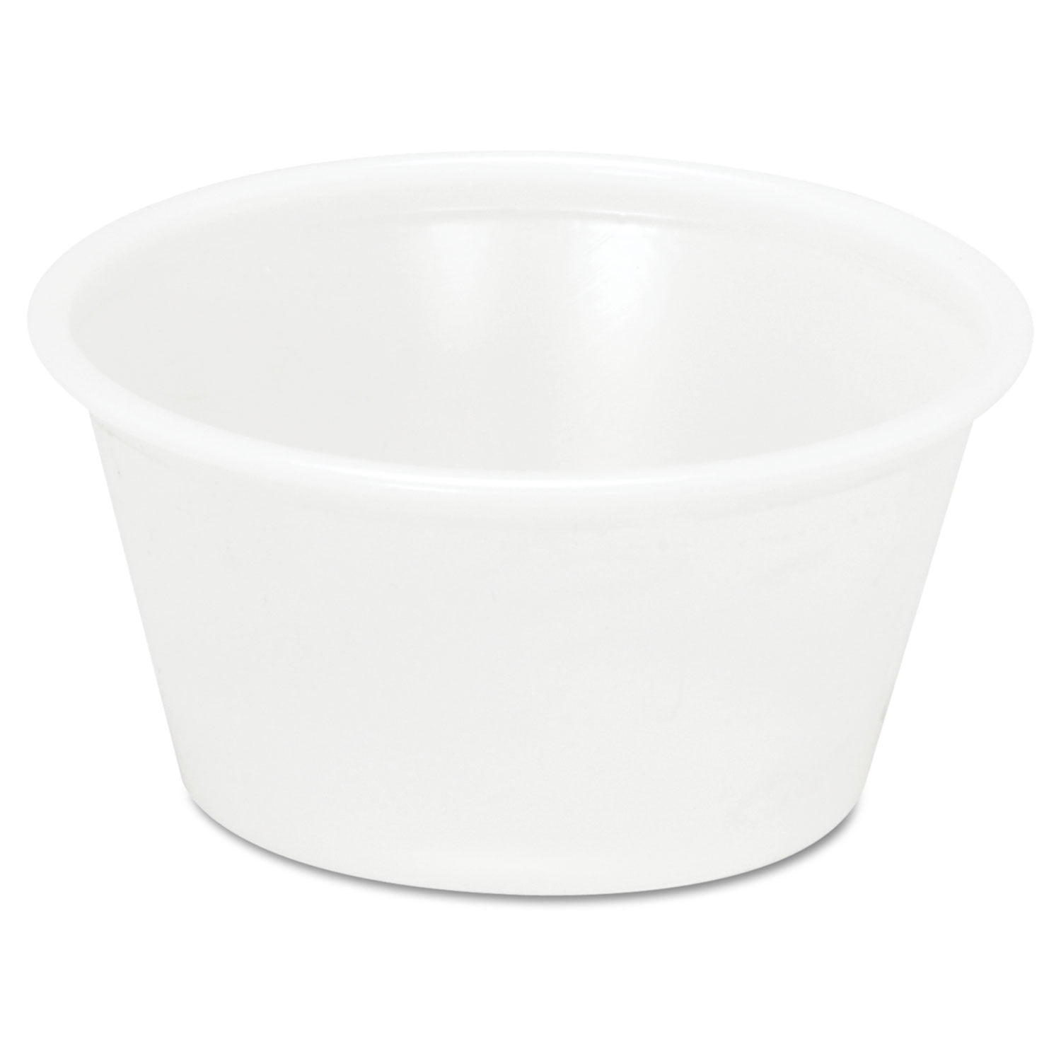 Plastic Soufflé/Portion Cups, 2oz, Translucent, 200/Bag, 12 Bags/Carton