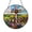 Acrylic 3.5 Inch, variant on Stained Glass Floral Cross Suncatcher Window Hanging, Gentle Religious Window Decor