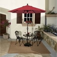 thumbnail image 3 of SimplyShade 9ft Outdoor Patio Octagon Umbrella with Push Button Tilt, Solid Red, 3 of 8