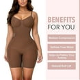 thumbnail image 4 of Lilvigor Women Tummy Control Shaper Seamless Butt Lifter Thigh Slimmer Body Shaper Shapewear Bodysuit, 4 of 7