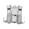 thumbnail image 2 of Chaleco para correr con correas de pecho ajustables, transpirable, para mujer y hombre, mochila de hidratación Gris, 2 of 9