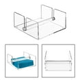 thumbnail image 1 of Acrylic Guest Towel Napkin Holder Elegant Rectangle Removable Clear Storage Tray, 1 of 8