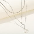 thumbnail image 3 of IEFSHINY Multiple Layered Necklaces For Women Map Choker Necklace Gold Chain Necklace Jewelry For Women Girls, 3 of 4