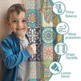 thumbnail image 3 of Blackout Kids Curtains,Boho Bohemia Flower Childrens Insulated Curtains Set Of 2,Bedroom Essentials,Toddler Room Decor 42"x54"(106x137cm), 3 of 4