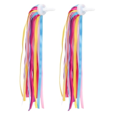 PAMINGONO 1Pair Bike Streamers Decorative Handlebar Ribbons for Scooter and Bicycle Accessories