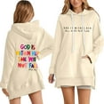 thumbnail image 1 of WILLBEST Vestidos Casuales Para Mujer 1 Sudadera Con Capucha Y Letras Estampadas Informales Para Mujer, 1 of 3