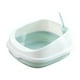 thumbnail image 2 of Bandeja sanitaria para gatos con arenero extraíble, resistente a salpicaduras y de gran tamaño, semi cerrada para Azul, 2 of 9