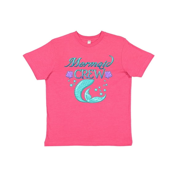 Inktastic Mermaid Crew Youth T-Shirt