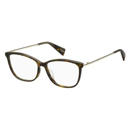 Marc Jacobs 258 Full Rim Rectangular Dark Havana Eyeglasses