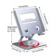 thumbnail image 1 of Soporte giratorio de escritorio Shyuyusa de aleación de aluminio de 360°, soporte para portátil de altura ajustable, diseño ergonómico, elevador para portátiles de 10 a 17 pulgadas, compatible con, 1 of 7