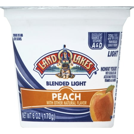 Land O Lakes Lol Peach Fat Free Yogurt