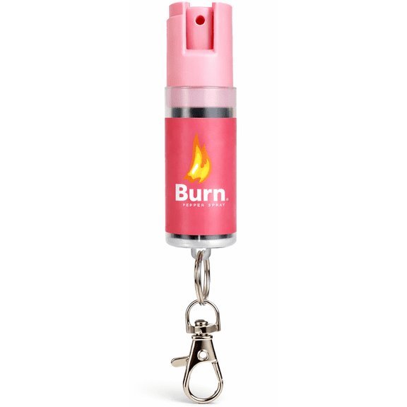 Burn Pepper Spray – Maximum Strength Self Defense - 1/2oz Pink