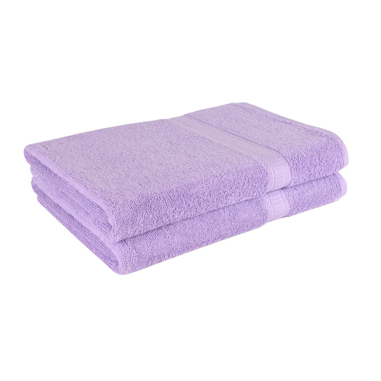 Mainstays MS 2 PC Bath Sheet Lavender, Purple