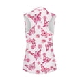 thumbnail image 3 of Uorisanigo Rose Butterfly Women's Golf Sleeveless Shirt Comfortable Stylish Moisture Wicking Casual Tennis Activewear for Workout Sports Size M, 3 of 7