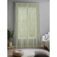 thumbnail image 2 of Sheer Curtains 96 Inches Long, Sage Green Semi Sheer Curtains Light Filtering Window Treatment, Modern Abstract Art Farmhouse Privacy Voile Drapes for Living Room Bedroom 52x96 Inch, 2 of 7