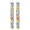 Multicolor 4, variant on CURLYOOT Vintage Wine Glass Retro Refrigerator Door Handle Covers Set of 2, Kitchen Appliance Handle Covers for Dishwasher Microwave Oven, Washable Fridge Door Cloth Protector
