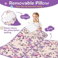 thumbnail image 3 of Pioneer Flower Floral Print Pattern Toddler Nap Mats for Kids Preschool,Sleeping Mat Bag or Kids,Toddler Sleeping Bag,Toddler Nap Mat or Daycare, 3 of 6
