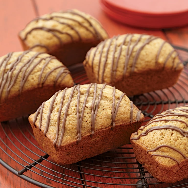 12 Cavities Non-stick Mini Brownie Pan Bread Pan Silicone Mini Loaf baking.nu
