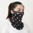 thumbnail image 1 of Women Men Scarf Mask Bandana with Ear Loops Sun Protection Outdoors Face Mask, 1 of 2
