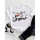 thumbnail image 4 of Camisetas estampadas de manga corta para mujer, ropa de moda con estampado de estrella, árbol de acuarela, tendencia linda, Feliz Navidad, Año Nuevo, 4 of 4
