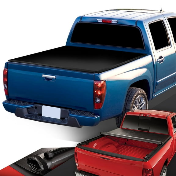 DNA Motoring For 04-12 Chevy Colorado/GMC Canyon 5'3" Bed Soft Vinyl Roll-up Tonneau Cover
