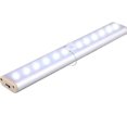 thumbnail image 1 of Lámparas 12 Led, Inalámbrica, Recargable Por Usb, Magnética, Detector De Movimiento, Portátil. Luz de Armario, Lámpara de Emergencia, Auxiliar, Plata, 1 of 2